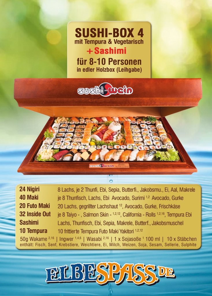 Menü zur Sushi-Fahrt 3